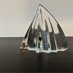 Modern Clear Glass Art Sculpture